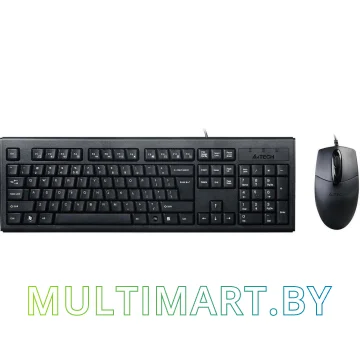 Комплект клавиатура + мышь A4Tech KRS-8372 (черный)